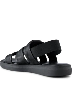 Shoe The Bear Brenna Fisherman Black Leather Slingback -Fashion Clothing ShoeTheBearBrennaBlackSandal 4