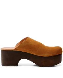 Shoe The Bear Dixie Tan Suede Clog -Fashion Clothing ShoeTheBearDixieTanClog 4