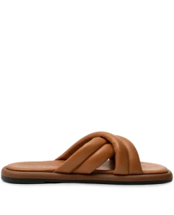 Shoe The Bear Lotta Cross Tan Leather Mule -Fashion Clothing ShoeTheBearLottaTanCrossMule 4