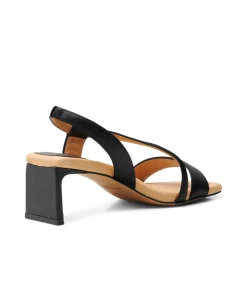 Shoe The Bear Sylvi Black Satin Textile Slingback -Fashion Clothing ShoeTheBearSylviBlackSatinTextileSlingback3