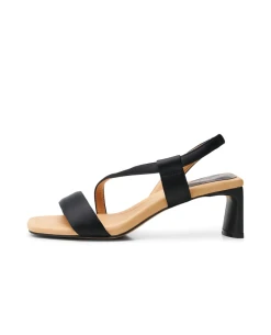 Shoe The Bear Sylvi Black Satin Textile Slingback -Fashion Clothing ShoeTheBearSylviBlackSatinTextileSlingback7