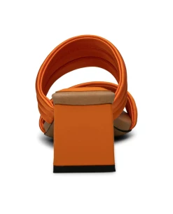 Shoe The Bear Sylvi Orange Satin Textile Padded Strap 19 Shoe The Bear Sylvi Orange Satin Textile Padded Strap -Fashion Clothing ShoeTheBearSylviOrangeSatinTextilePaddedStrap8