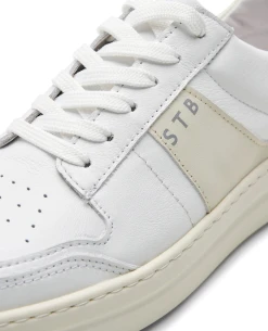 Shoe The Bear Valda White Leather Trainer -Fashion Clothing ShoeTheBearValdaWhiteLeatherTrainer5