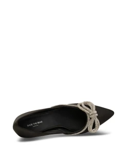 Shoe The Bear Harper Black Satin High Heel Shoes -Fashion Clothing ShoetheBearHarperBlackSatinHighHeel 5