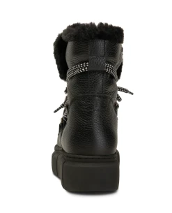 Shoe The Bear Tove Black Leather Snow Boots -Fashion Clothing ShoetheBearToveSnowBootBlack 6