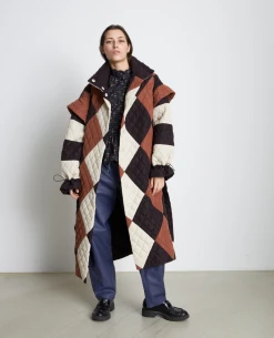 Stella Nova Mathine Quilted Coat -Fashion Clothing StellaNovaMathieCoat 3