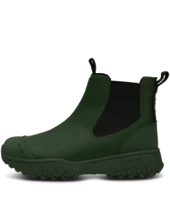 Woden Magda Forest Green Rubber Boots -Fashion Clothing WodenForestGreen