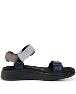 Woden Line Multi Navy Sandal 11 Woden Line Multi Navy Sandal -Fashion Clothing WodenLineMultiNavySandal2