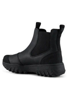 Woden Magda Black Rubber Track Boot -Fashion Clothing WodenMagdaRubberBootBlack 3