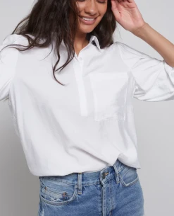 Yaya High Waist Straight Leg Blue Jeans 7 Yaya High Waist Straight Leg Blue Jeans -Fashion Clothing YayaHighWaistStraightDenim 3