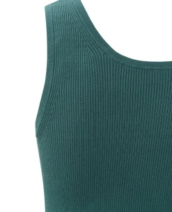 Yaya Hydro Blue Tank Top -Fashion Clothing YayaHydroBlueRibbedTank 5