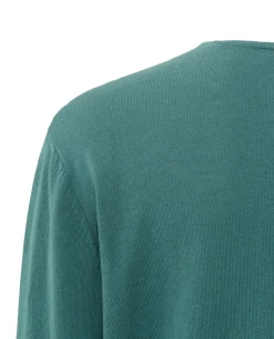 Yaya Hydro Blue Wrap Knit -Fashion Clothing YayaHydroBlueV NeckWrapSweater 3