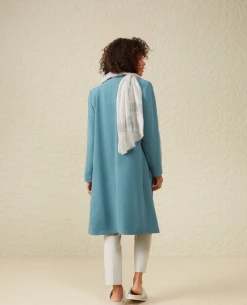 Yaya Hydro Blue Long Blazer -Fashion Clothing YayaHydroLongBlazer 3