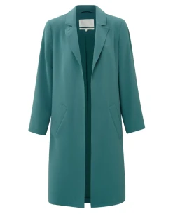 Yaya Hydro Blue Long Blazer -Fashion Clothing YayaHydroLongBlazer 4