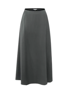 Yaya Magnet Grey Midi Skirt -Fashion Clothing YayaMagnetGreyMidiSkirt 4