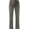Yaya Medium Grey Straight Leg Jean