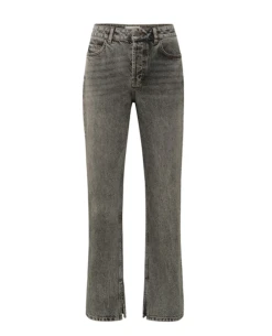 Yaya Medium Grey Straight Leg Jean