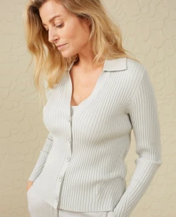 Yaya Droplet Grey Cardigan