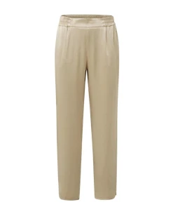 Yaya Safari Sand Satin Jogging Trousers -Fashion Clothing YayaSafariSandSatinJoggingTrousers 4
