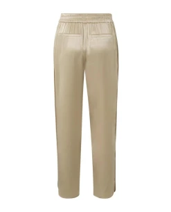 Yaya Safari Sand Satin Jogging Trousers -Fashion Clothing YayaSafariSandSatinJoggingTrousers 5