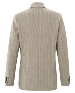 Yaya Brown Blazer -Fashion Clothing YayaSilverBirchHighNeckKnit