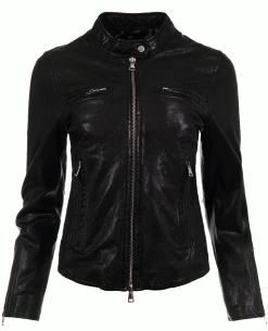 Oakwood Nara Black Leather Jacket