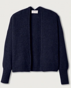 American Vintage East Navy Cardigan 9 American Vintage East Navy Cardigan -Fashion Clothing american vintage east navy cardigan