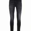 Yaya Grey High Waist Skinny Jeans -Fashion Clothing ayya grey skinny