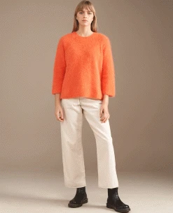 Bellerose Dataul Signal Orange Knit