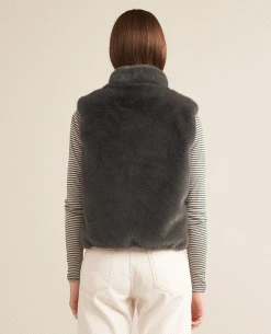 Bellerose Hansel Turquoise Reversible Gilet 8 Bellerose Hansel Turquoise Reversible Gilet -Fashion Clothing bellerose hansel gilet jacket 4