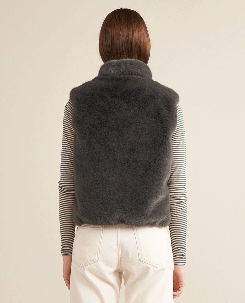 Bellerose Hansel Turquoise Reversible Gilet 5 Bellerose Hansel Turquoise Reversible Gilet - Image 3