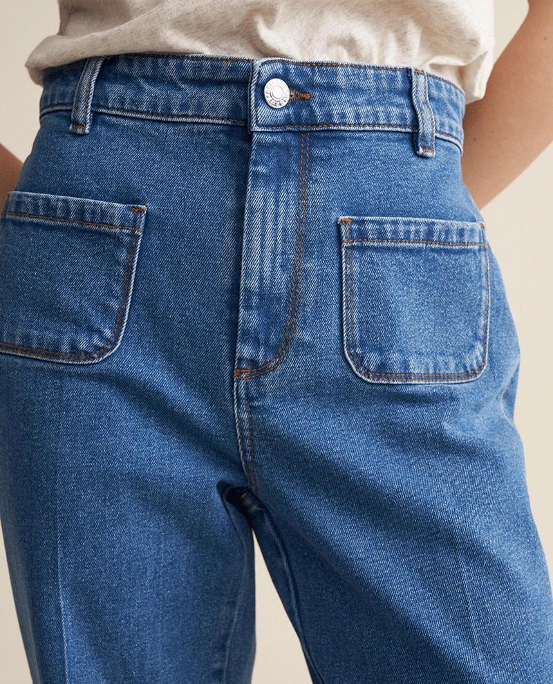 Bellerose Park Blue Stone Jeans 4 Bellerose Park Blue Stone Jeans - Image 2