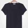 American Vintage Jacksonville U-Neck Carbon Grey T-Shirt
