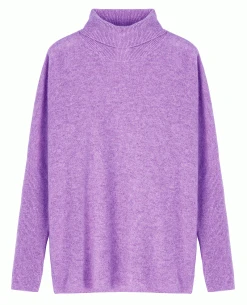 Absolut Cashmere Clara Lilac Rollneck Knit
