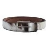 Fioriblu Brown Cow Furry Belt -Fashion Clothing cow belt
