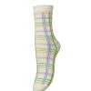 Beck Sondergaard Exie Check Whisper Socks -Fashion Clothing elixie check