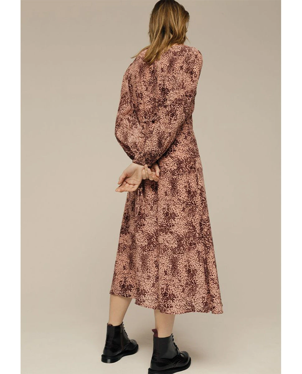 Lily And Lionel Fifi Pink Leopard Dress 4 Lily And Lionel Fifi Pink Leopard Dress - Image 2