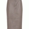 Second Female Francie Cinder Leather Skirt -Fashion Clothing francie 2