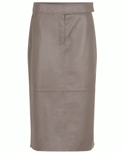 Second Female Francie Cinder Leather Skirt