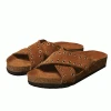 Hartford Edna Camel Suede Sandals -Fashion Clothing hartford edna sandals