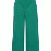 Ichi Cassia Cadmium Green Trousers