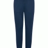Ichi Kate Tailored Navy Trousers -Fashion Clothing ichi kate blue check trousers