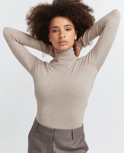 Ichi Mafa Doeskin Rollneck Sweater