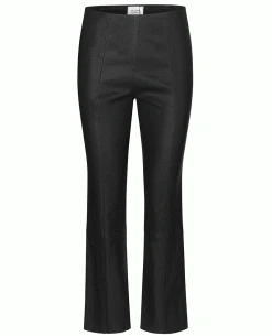 Second Female Joy Black Leather Leggings