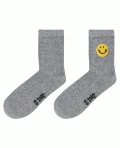 Jumper1234 Smiley Grey Socks
