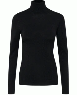 Ichi Mafa Black Rollneck Knit
