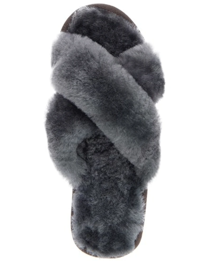 EMU Australia EMU Mayberry Charcoal Slippers 6 EMU Australia EMU Mayberry Charcoal Slippers - Image 4