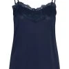 Ichi Like Navy Camisole Top -Fashion Clothing navi cami