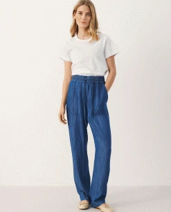 Part Two Beth Blue Denim Trousers