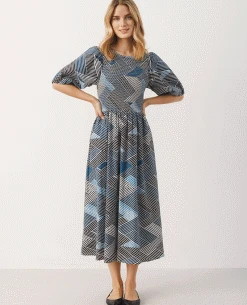 Part Two Boanna Navy Dress